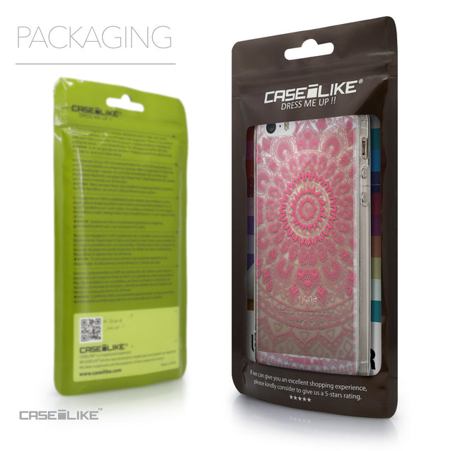 Packaging - CASEiLIKE Apple iPhone 5GS back cover Indian Line Art 2062