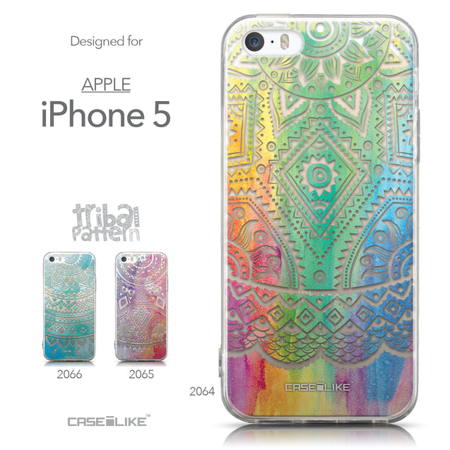 Collection - CASEiLIKE Apple iPhone 5GS back cover Indian Line Art 2064