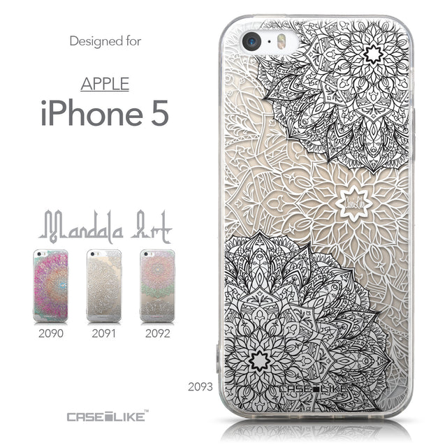 Collection - CASEiLIKE Apple iPhone 5GS back cover Mandala Art 2093