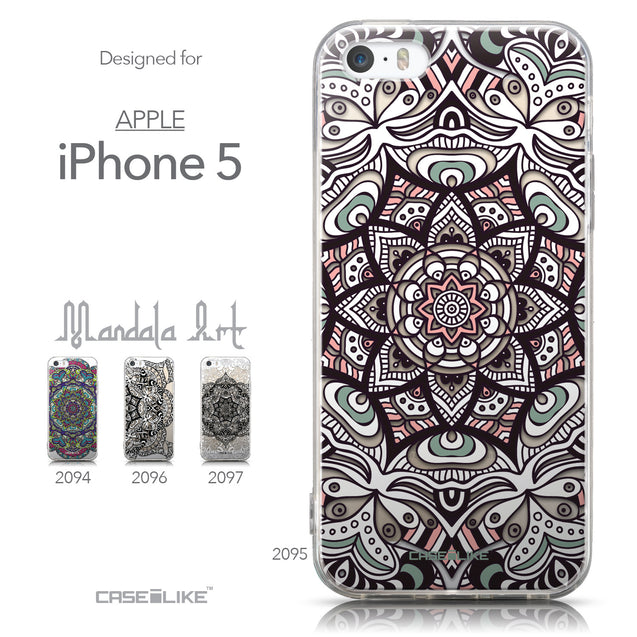 Collection - CASEiLIKE Apple iPhone 5GS back cover Mandala Art 2095