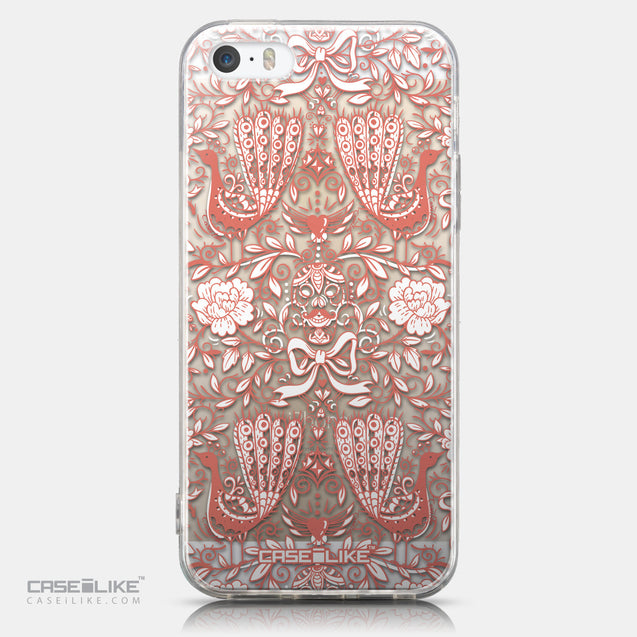 CASEiLIKE Apple iPhone 5GS back cover Roses Ornamental Skulls Peacocks 2237