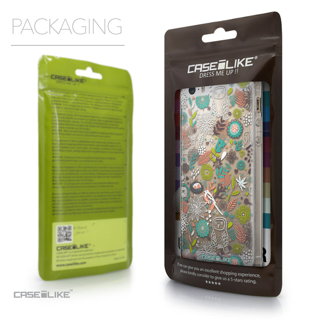 Packaging - CASEiLIKE Apple iPhone 5GS back cover Spring Forest White 2241