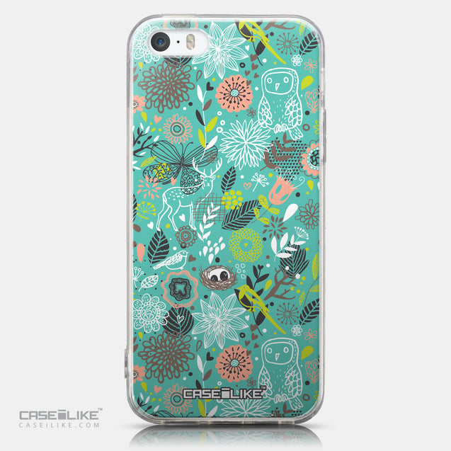 CASEiLIKE Apple iPhone 5GS back cover Spring Forest Turquoise 2245