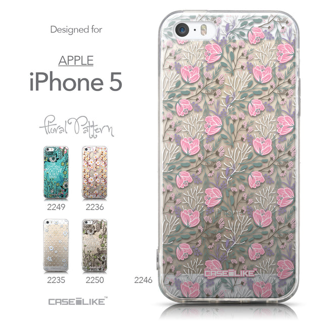 Collection - CASEiLIKE Apple iPhone 5GS back cover Flowers Herbs 2246