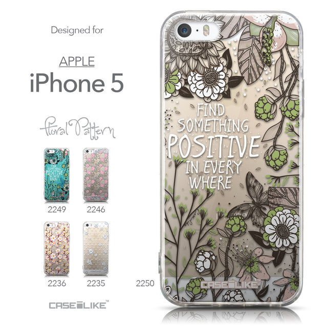 Collection - CASEiLIKE Apple iPhone 5GS back cover Blooming Flowers 2250