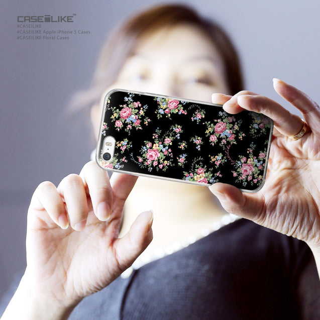 Share - CASEiLIKE Apple iPhone 5GS back cover Floral Rose Classic 2261
