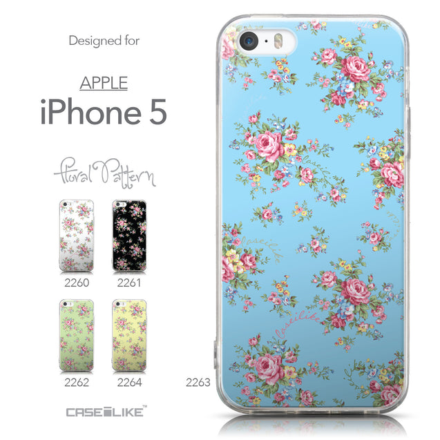 Collection - CASEiLIKE Apple iPhone 5GS back cover Floral Rose Classic 2263