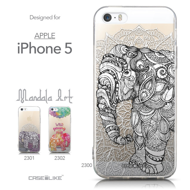 Collection - CASEiLIKE Apple iPhone 5GS back cover Mandala Art 2300