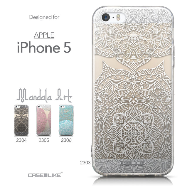 Collection - CASEiLIKE Apple iPhone 5GS back cover Mandala Art 2303