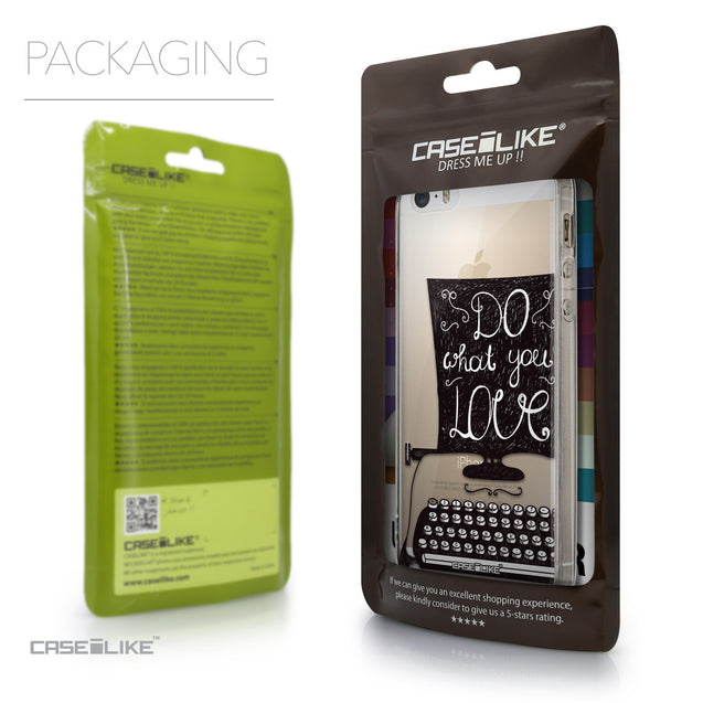 Packaging - CASEiLIKE Apple iPhone 5GS back cover Quote 2400