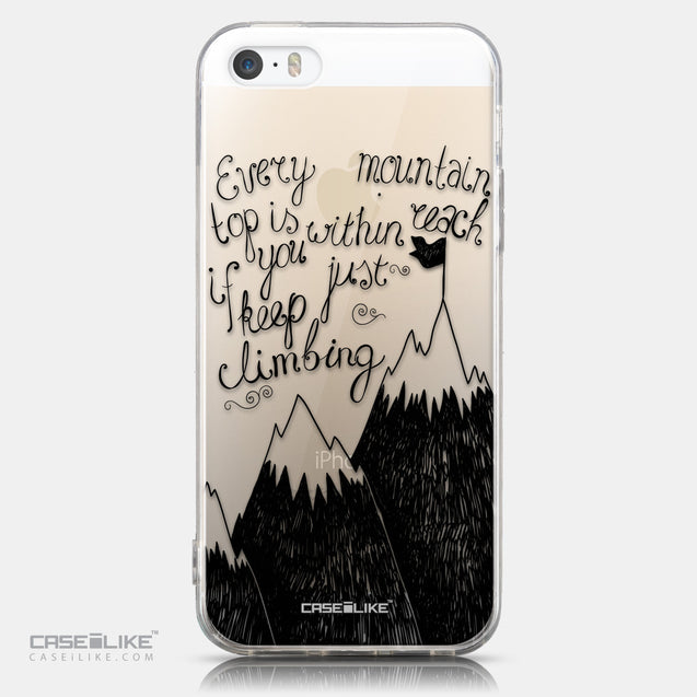 CASEiLIKE Apple iPhone 5GS back cover Quote 2403