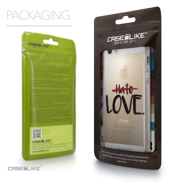 Packaging - CASEiLIKE Apple iPhone 5GS back cover Quote 2406