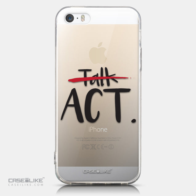 CASEiLIKE Apple iPhone 5GS back cover Quote 2408