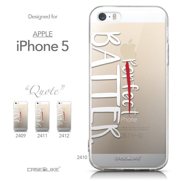 Collection - CASEiLIKE Apple iPhone 5GS back cover Quote 2410
