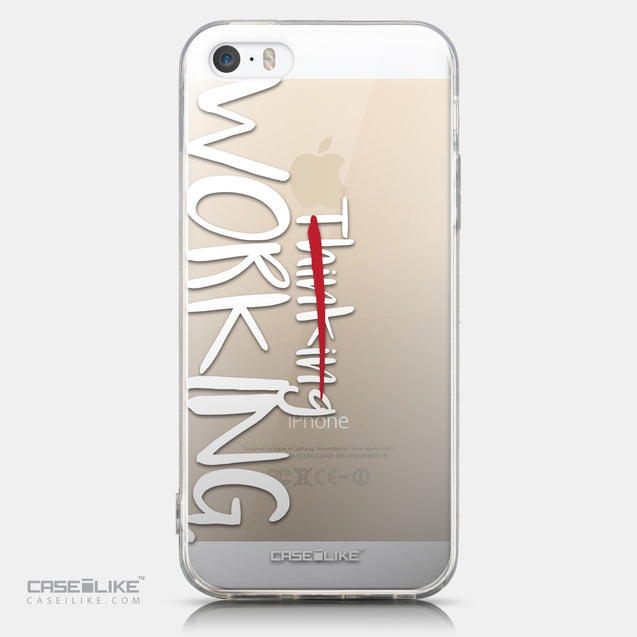 CASEiLIKE Apple iPhone 5GS back cover Quote 2411