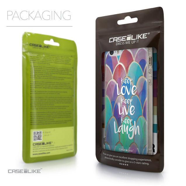 Packaging - CASEiLIKE Apple iPhone 5GS back cover Quote 2417