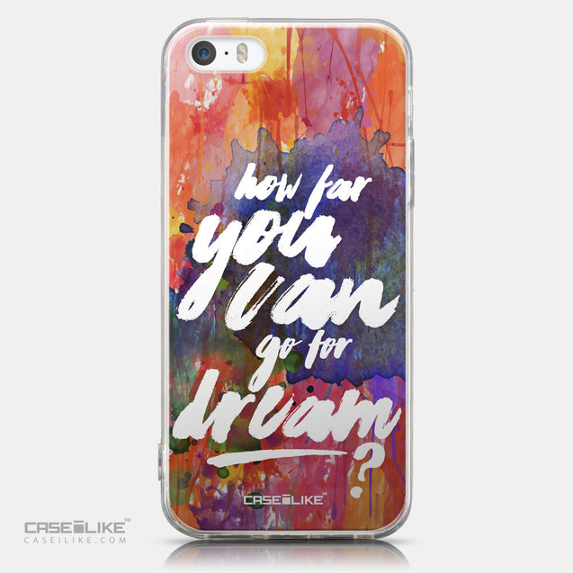 CASEiLIKE Apple iPhone 5GS back cover Quote 2421