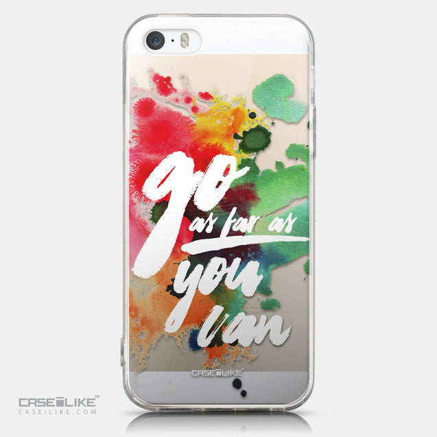 CASEiLIKE Apple iPhone 5GS back cover Quote 2424