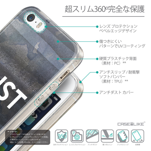 Details in Japanese - CASEiLIKE Apple iPhone 5GS back cover Quote 2430