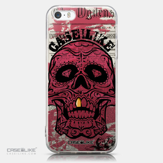 CASEiLIKE Apple iPhone 5GS back cover Art of Skull 2523