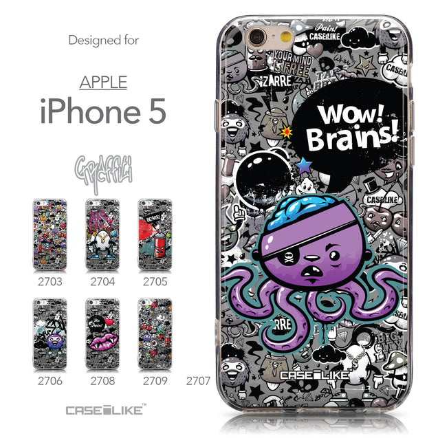Collection - CASEiLIKE Apple iPhone 5GS back cover Graffiti 2707
