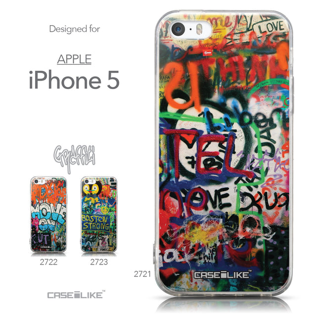 Collection - CASEiLIKE Apple iPhone 5GS back cover Graffiti 2721