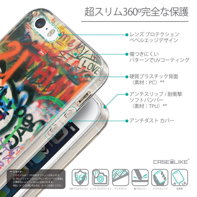 Details in Japanese - CASEiLIKE Apple iPhone 5GS back cover Graffiti 2721