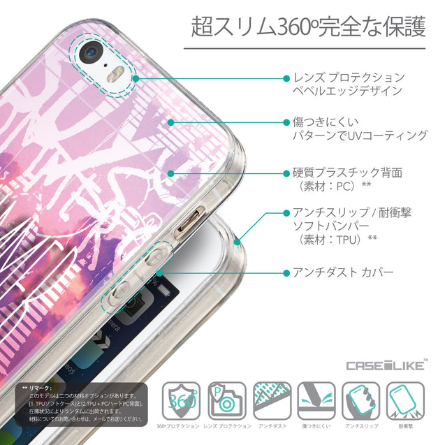Details in Japanese - CASEiLIKE Apple iPhone 5GS back cover Graffiti 2727