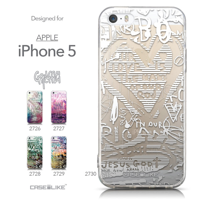 Collection - CASEiLIKE Apple iPhone 5GS back cover Graffiti 2730