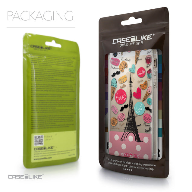 Packaging - CASEiLIKE Apple iPhone 5GS back cover Paris Holiday 3904
