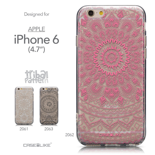 Collection - CASEiLIKE Apple iPhone 6 back cover Indian Line Art 2062