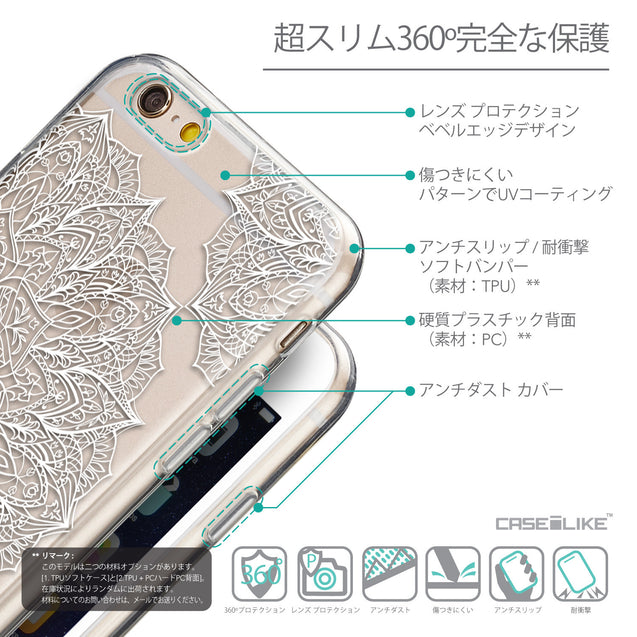 Details in Japanese - CASEiLIKE Apple iPhone 6 back cover Mandala Art 2091