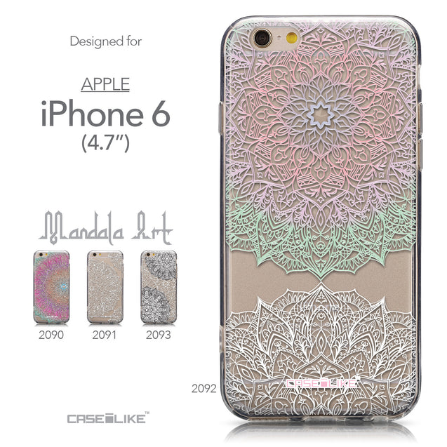 Collection - CASEiLIKE Apple iPhone 6 back cover Mandala Art 2092