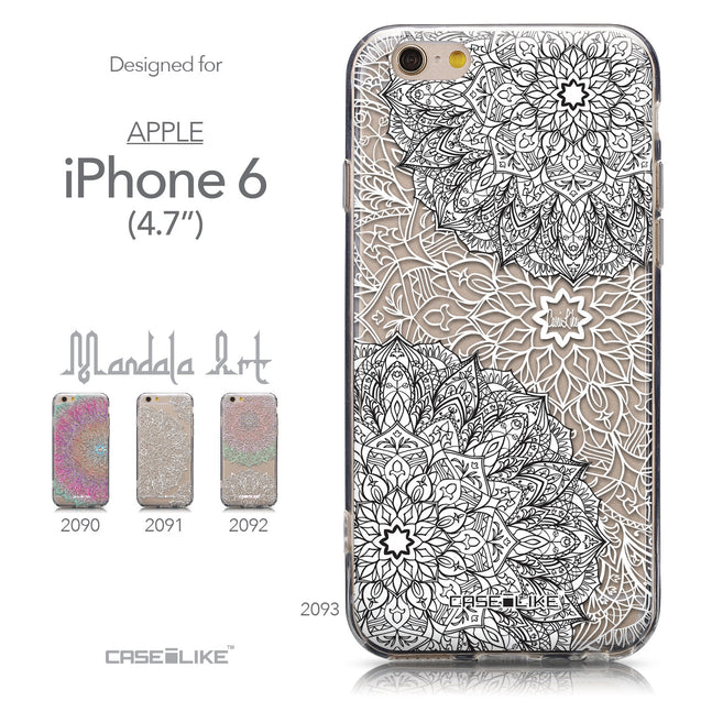 Collection - CASEiLIKE Apple iPhone 6 back cover Mandala Art 2093