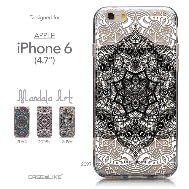 Collection - CASEiLIKE Apple iPhone 6 back cover Mandala Art 2097