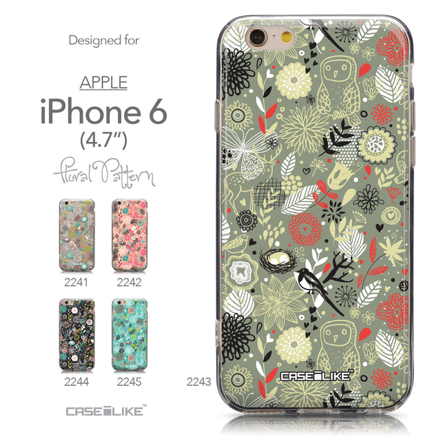 Collection - CASEiLIKE Apple iPhone 6 back cover Spring Forest Gray 2243