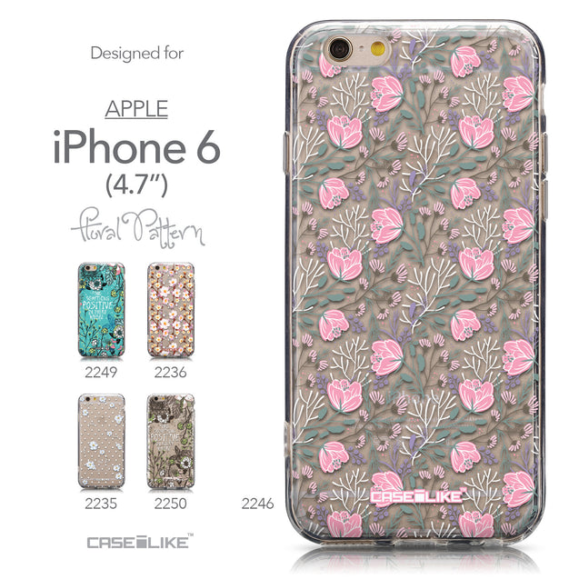 Collection - CASEiLIKE Apple iPhone 6 back cover Flowers Herbs 2246