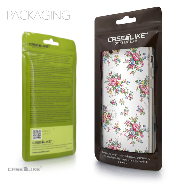Packaging - CASEiLIKE Apple iPhone 6 back cover Floral Rose Classic 2260