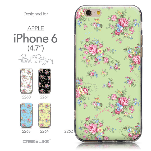 Collection - CASEiLIKE Apple iPhone 6 back cover Floral Rose Classic 2262