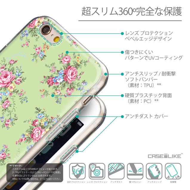 Details in Japanese - CASEiLIKE Apple iPhone 6 back cover Floral Rose Classic 2262