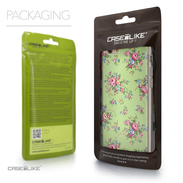 Packaging - CASEiLIKE Apple iPhone 6 back cover Floral Rose Classic 2262