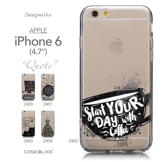 Collection - CASEiLIKE Apple iPhone 6 back cover Quote 2402