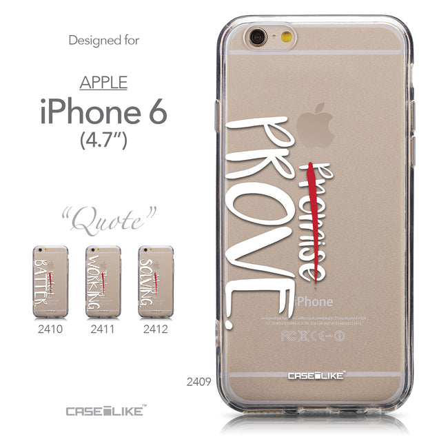 Collection - CASEiLIKE Apple iPhone 6 back cover Quote 2409