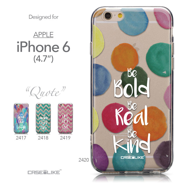 Collection - CASEiLIKE Apple iPhone 6 back cover Quote 2420