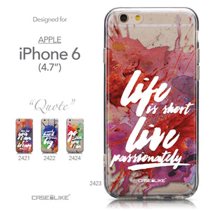 Collection - CASEiLIKE Apple iPhone 6 back cover Quote 2423