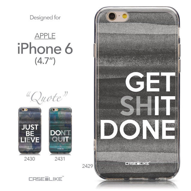 Collection - CASEiLIKE Apple iPhone 6 back cover Quote 2429