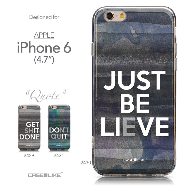 Collection - CASEiLIKE Apple iPhone 6 back cover Quote 2430