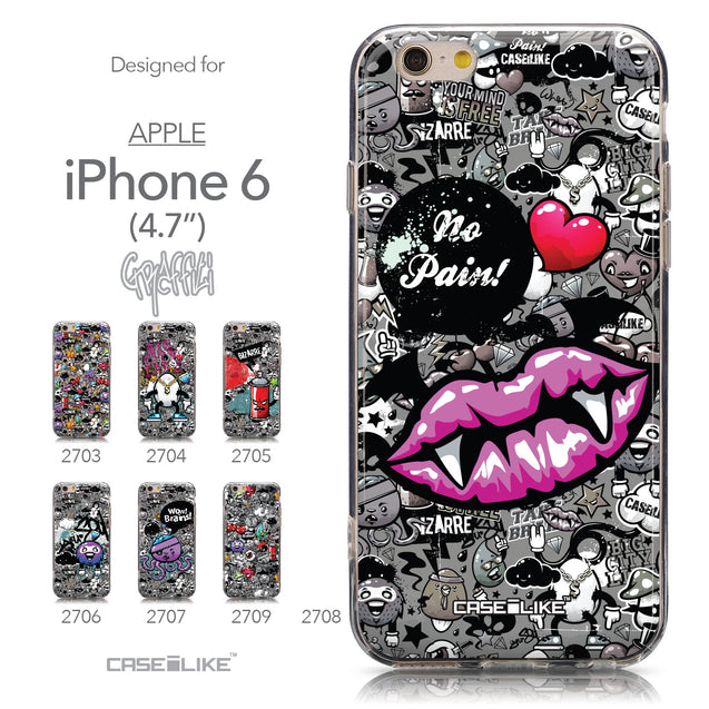 Collection - CASEiLIKE Apple iPhone 6 back cover Graffiti 2708