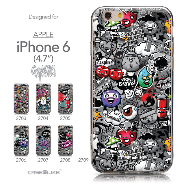 Collection - CASEiLIKE Apple iPhone 6 back cover Graffiti 2709