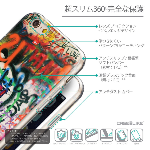 Details in Japanese - CASEiLIKE Apple iPhone 6 back cover Graffiti 2721